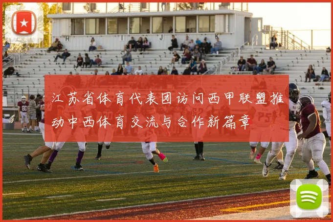 江苏省体育代表团访问西甲联盟推动中西体育交流与合作新篇章